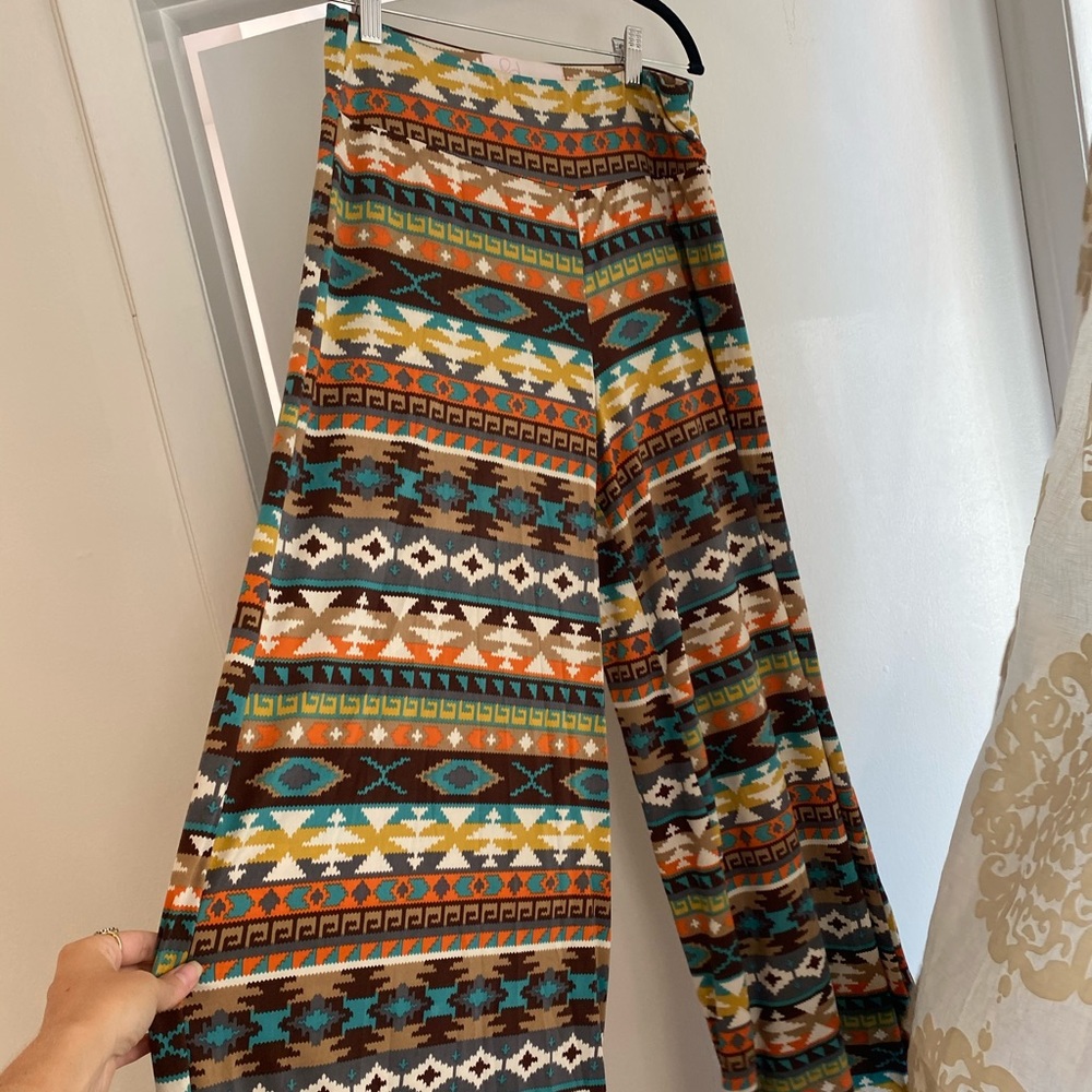 Tribal high waisted fun pants